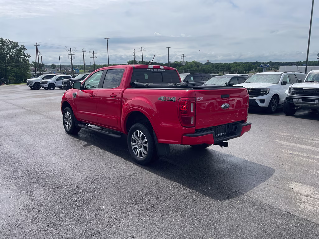 2022 Race Red Ford Ranger LARIAT 4X4 Truck