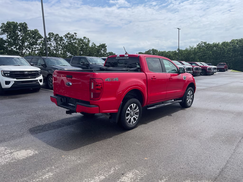 2022 Race Red Ford Ranger LARIAT 4X4 Truck