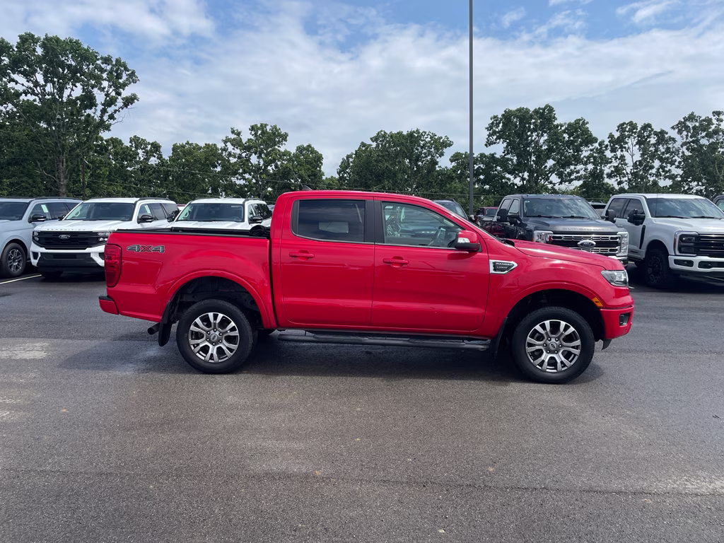 2022 Race Red Ford Ranger LARIAT 4X4 Truck