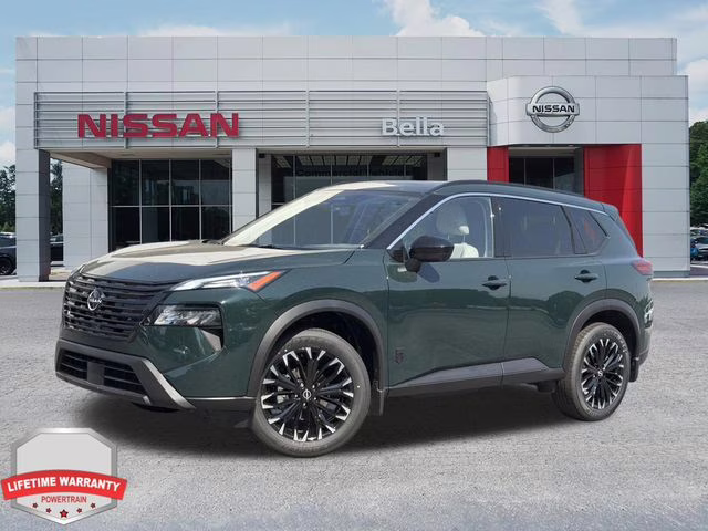 2026 Obsidian Green Nissan Rogue Dark Armor AWD SUV