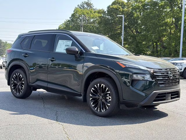 2026 Obsidian Green Nissan Rogue Dark Armor AWD SUV
