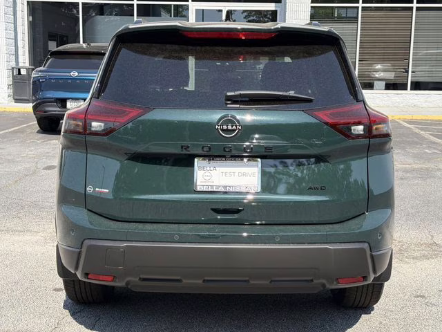 2026 Obsidian Green Nissan Rogue Dark Armor AWD SUV
