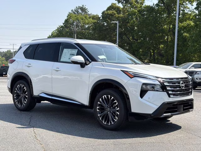 2026 Everest White Pearl Tricoat Nissan Rogue Platinum AWD SUV