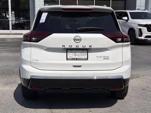 2026 Everest White Pearl Tricoat Nissan Rogue Platinum AWD SUV