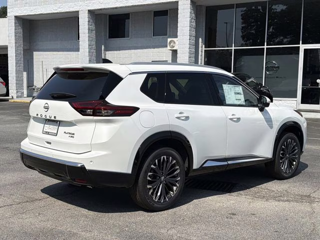 2026 Everest White Pearl Tricoat Nissan Rogue Platinum AWD SUV