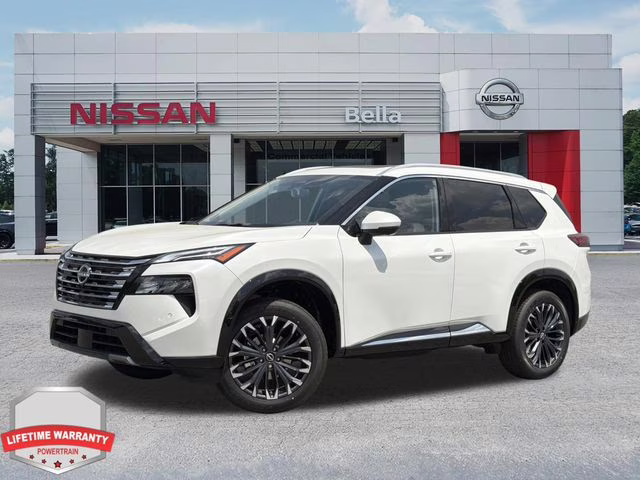 2026 Everest White Pearl Tricoat Nissan Rogue Platinum AWD SUV