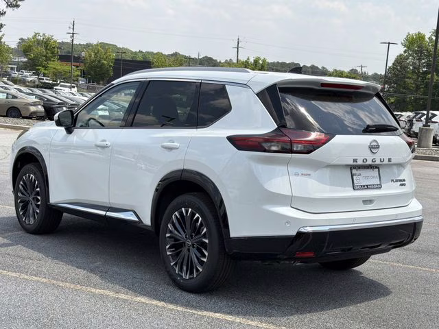 2026 Everest White Pearl Tricoat Nissan Rogue Platinum AWD SUV