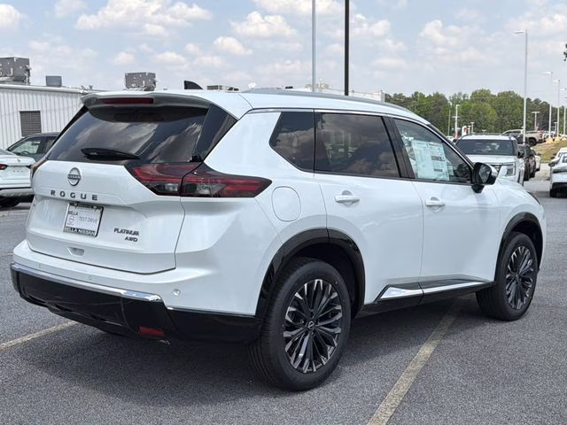 2026 Everest White Pearl Tricoat Nissan Rogue Platinum AWD SUV