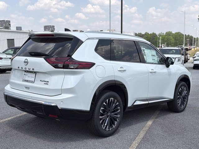 2026 Everest White Pearl Tricoat Nissan Rogue Platinum AWD SUV