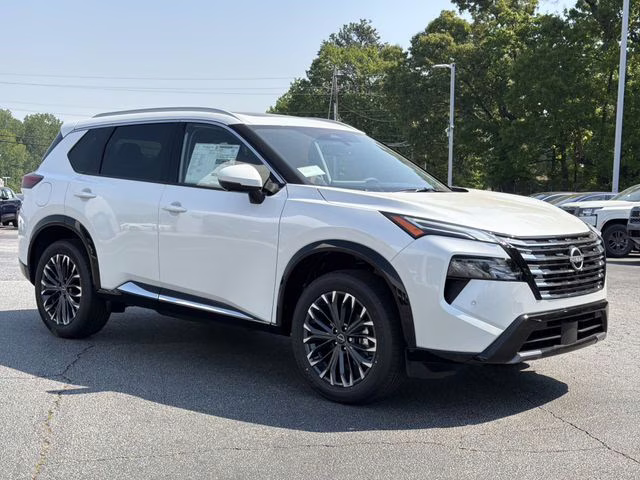 2026 Everest White Pearl Tricoat Nissan Rogue Platinum AWD SUV
