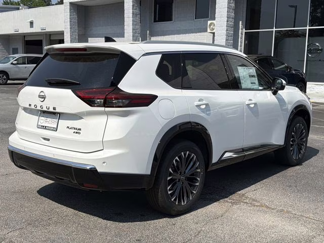 2026 Everest White Pearl Tricoat Nissan Rogue Platinum AWD SUV