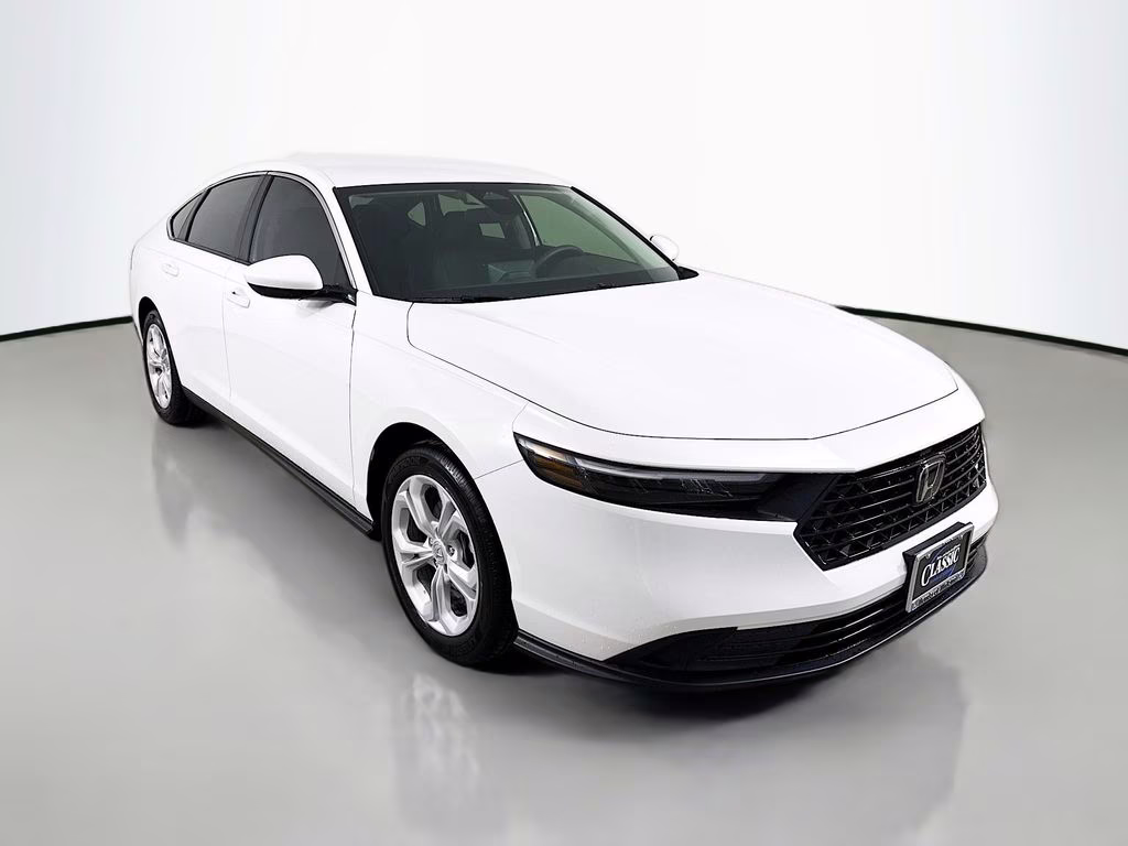 2026 Platinum White Pearl Honda Accord LX FWD Sedan