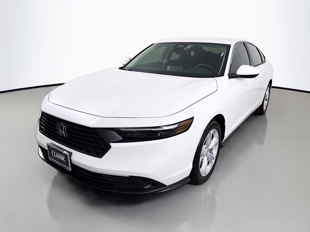 2026 Platinum White Pearl Honda Accord LX FWD Sedan