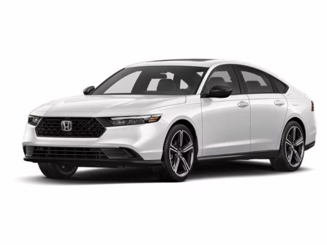 2026 Platinum White Pearl Honda Accord Hybrid Sport FWD Sedan