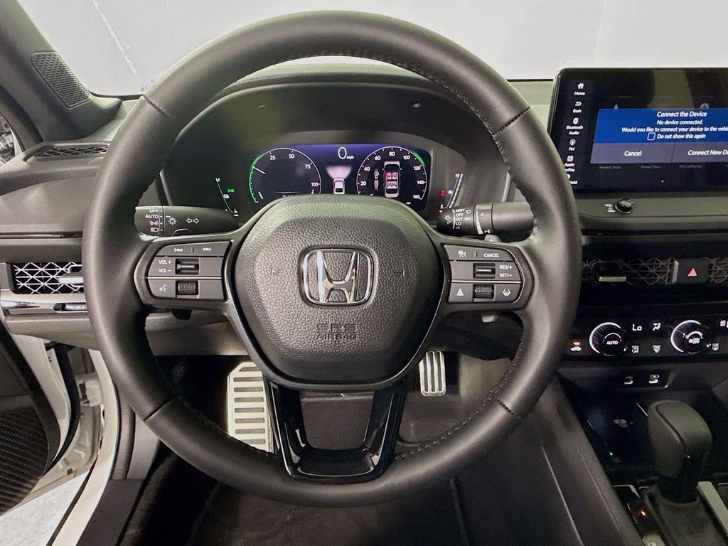 2026 Platinum White Pearl Honda Accord Hybrid Sport FWD Sedan