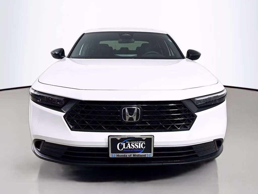 2026 Platinum White Pearl Honda Accord Hybrid Sport FWD Sedan