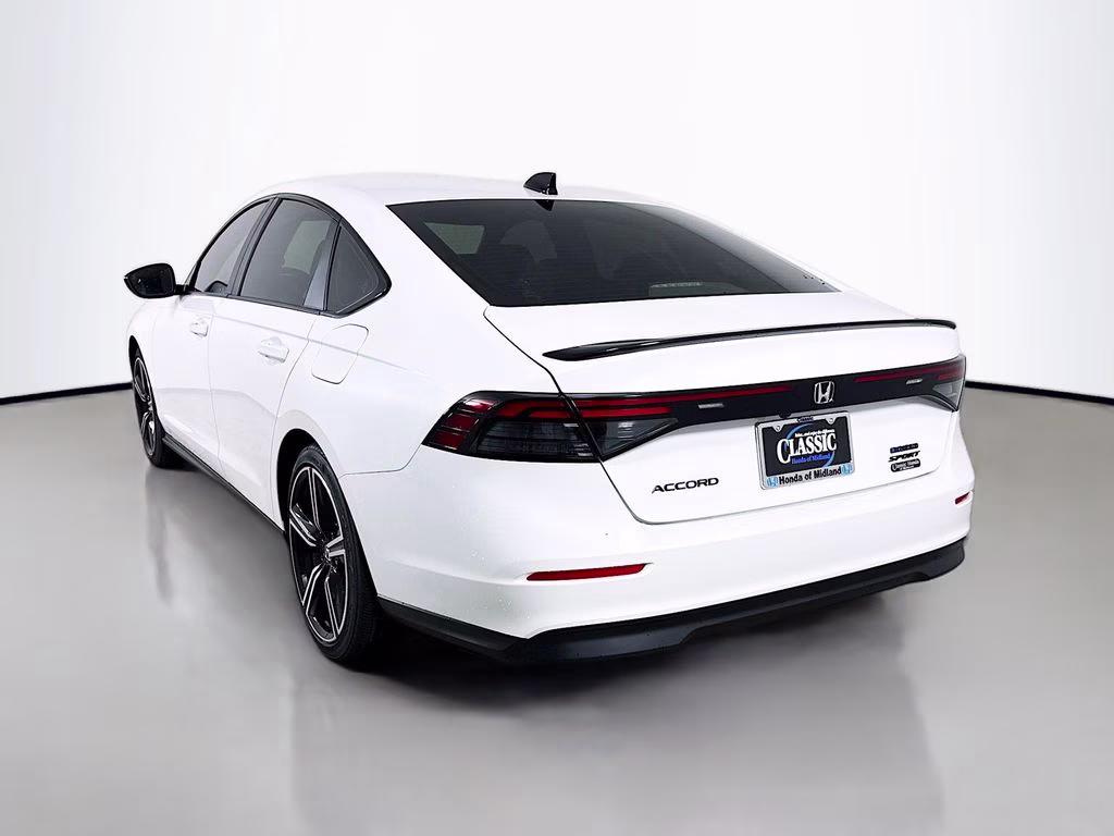 2026 Platinum White Pearl Honda Accord Hybrid Sport FWD Sedan