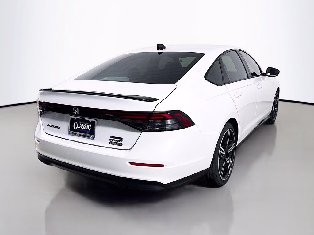2026 Platinum White Pearl Honda Accord Hybrid Sport FWD Sedan