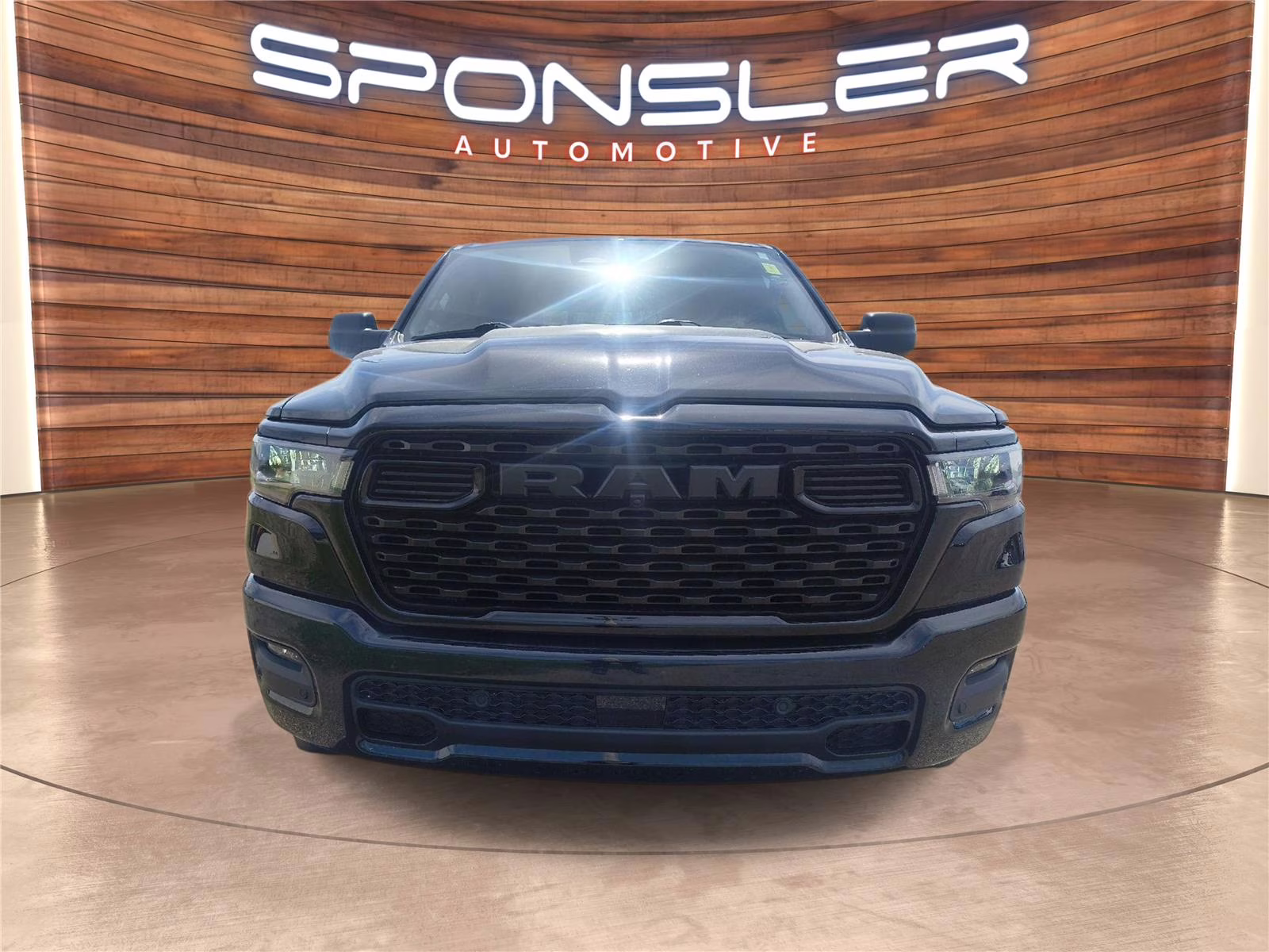 2025 Diamond Black Crystal Pearlcoat Ram 1500 Tradesman 4X4 Truck