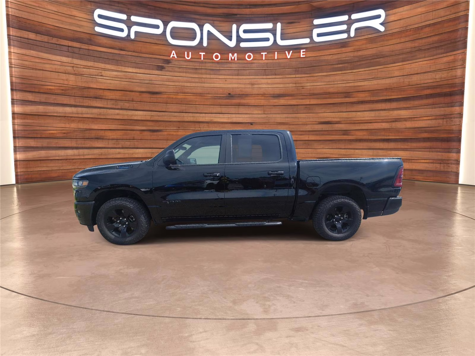 2025 Diamond Black Crystal Pearlcoat Ram 1500 Tradesman 4X4 Truck