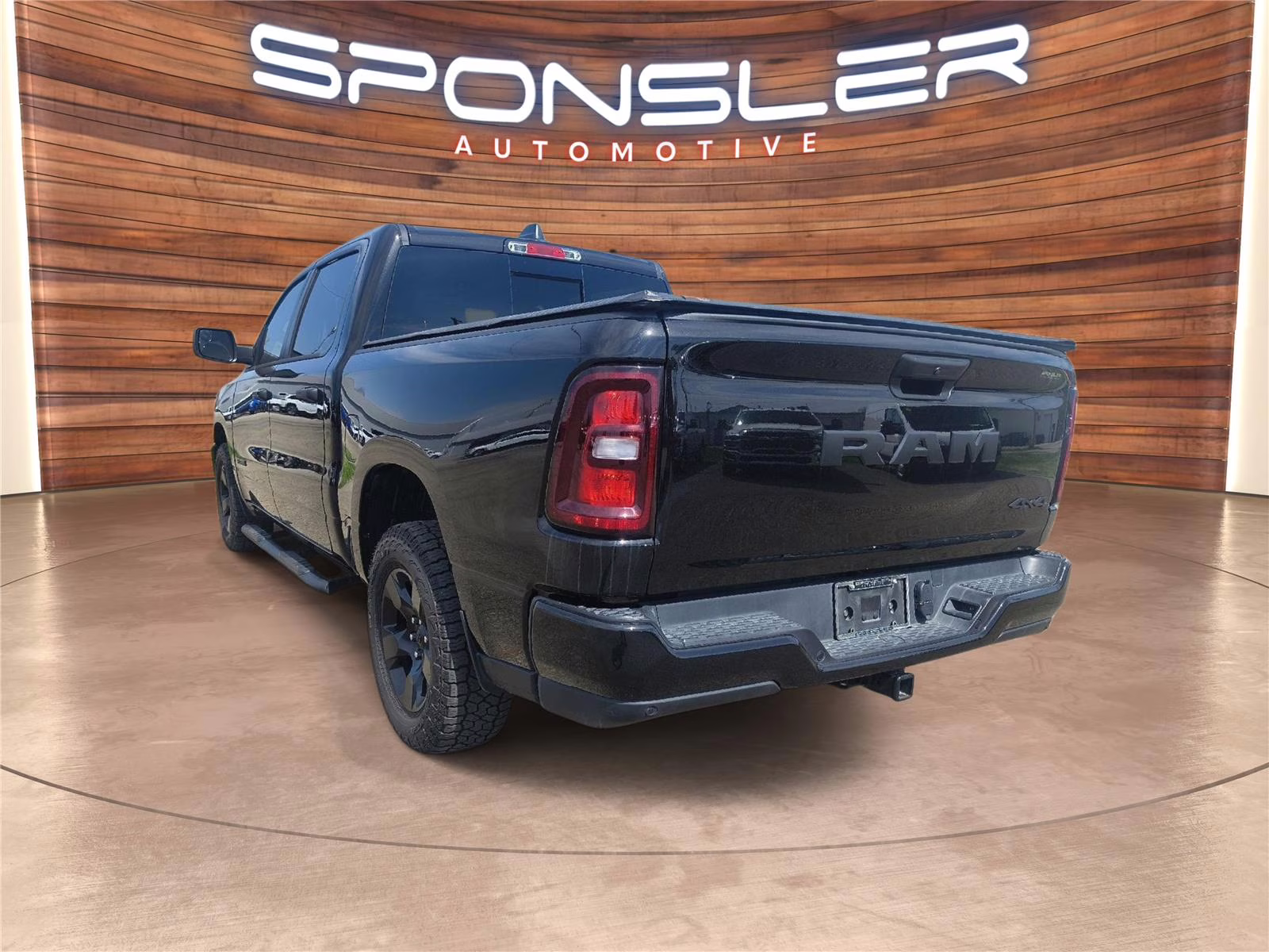 2025 Diamond Black Crystal Pearlcoat Ram 1500 Tradesman 4X4 Truck