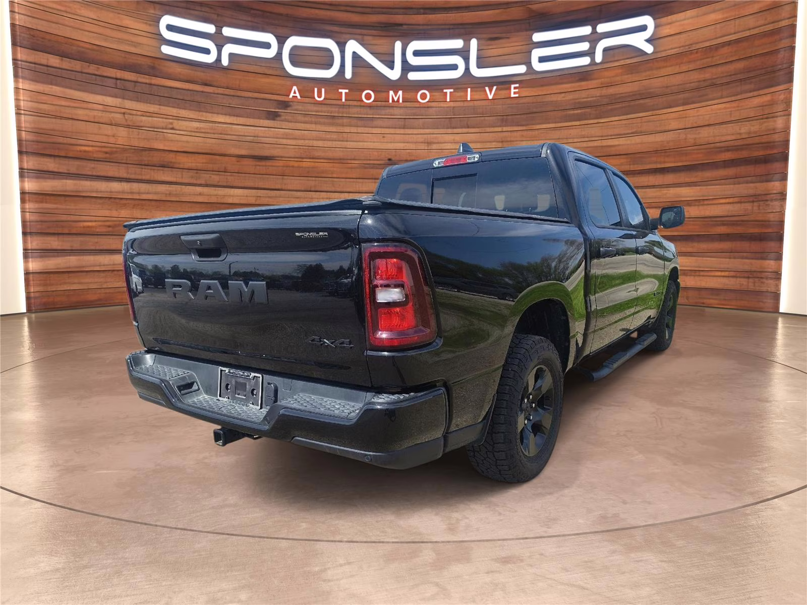 2025 Diamond Black Crystal Pearlcoat Ram 1500 Tradesman 4X4 Truck