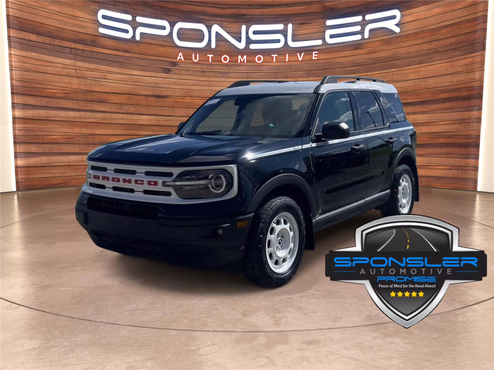 2023 Shadow Black Ford Bronco Sport Heritage 4X4 Crossover