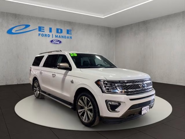 2020 White Metallic Ford Expedition Max King Ranch 4X4 SUV