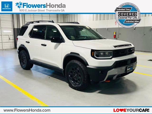 2026 Platinum White Pearl Honda Passport TrailSport Elite Blackout SUV