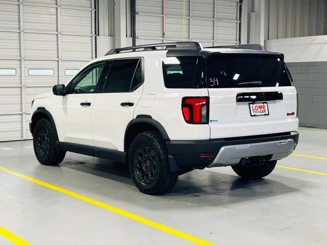 2026 Platinum White Pearl Honda Passport TrailSport Elite Blackout AWD SUV