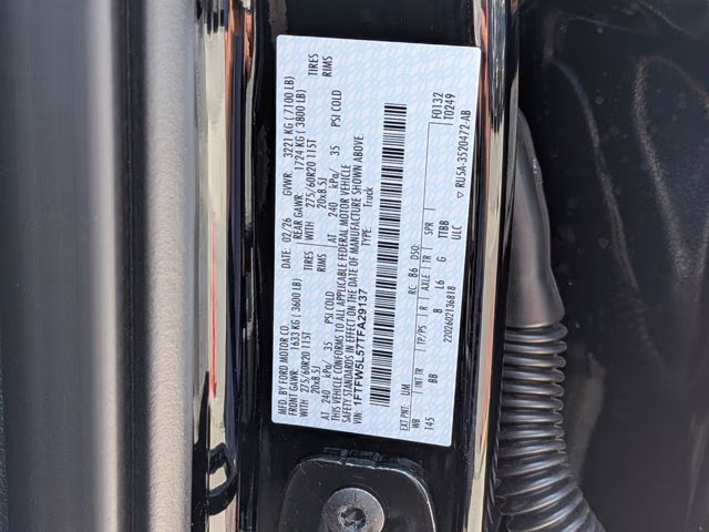 2026 Black Metallic Ford F-150 LARIAT 4X4 Truck
