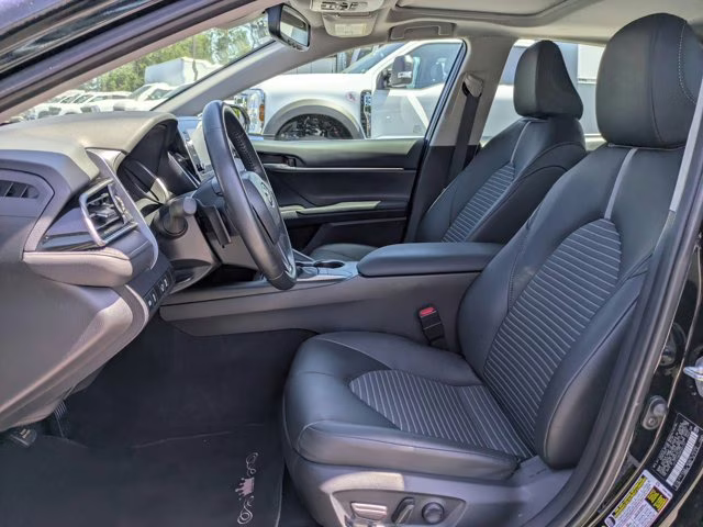 2024 Midnight Black Metallic Toyota Camry SE FWD Sedan