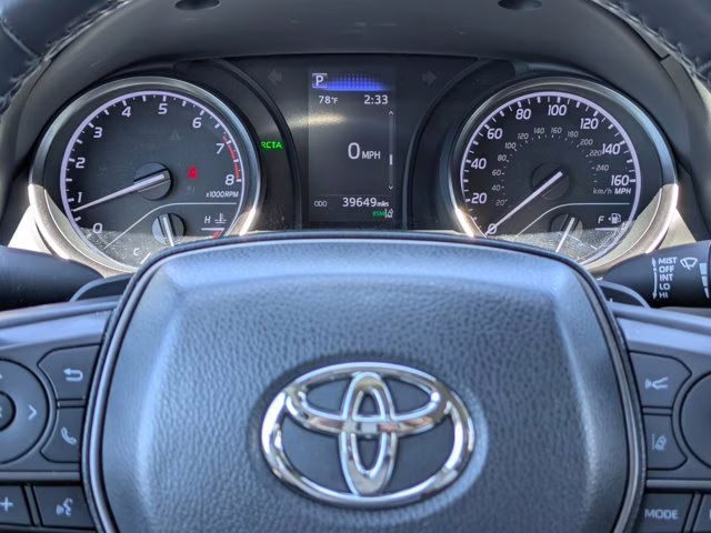 2024 Midnight Black Metallic Toyota Camry SE FWD Sedan