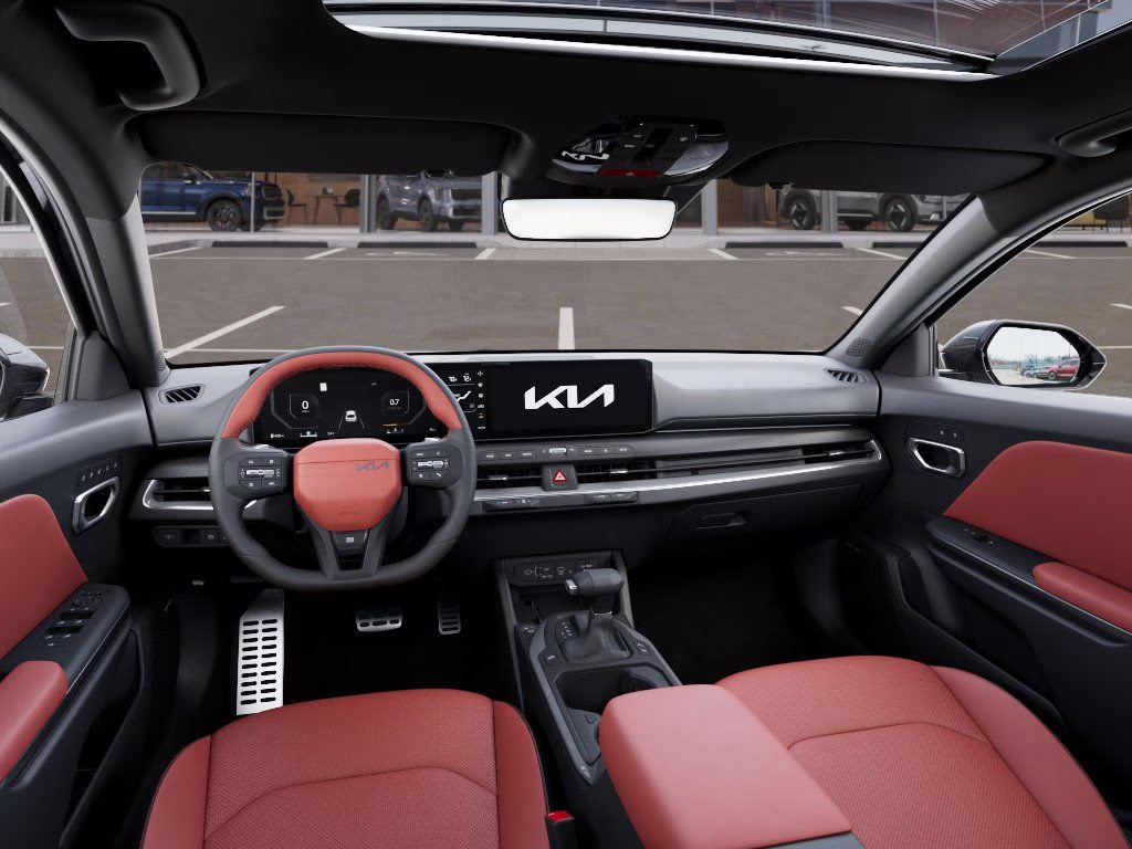 2026 Gray Kia K4 GT-Line Turbo FWD Hatchback