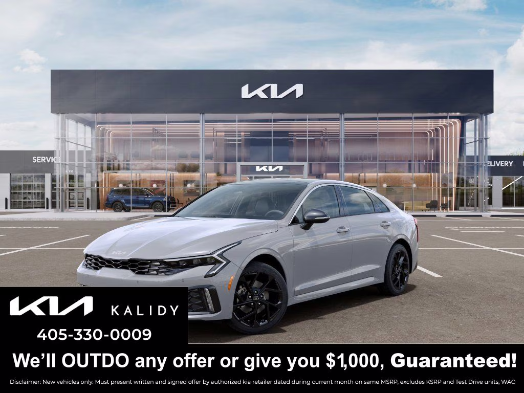2026 Wolf Gray Kia K5 GT-Line FWD Sedan