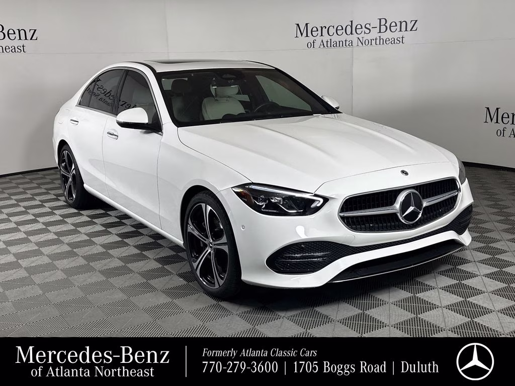 2025 Polar White Mercedes-Benz C-Class C 300 RWD Sedan