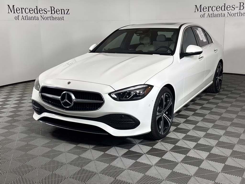 2025 Polar White Mercedes-Benz C-Class C 300 RWD Sedan