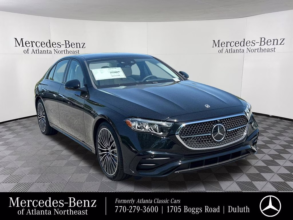 2026 Black Mercedes-Benz E-Class E 350 AWD Sedan