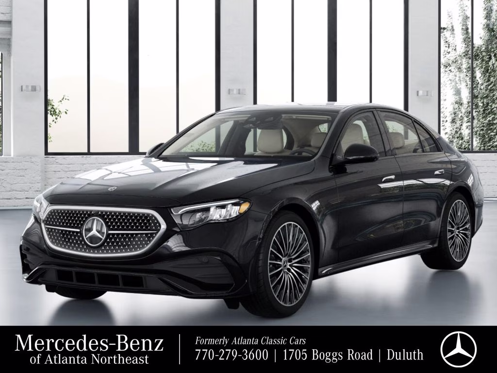 2026 Black Mercedes-Benz E-Class E 350 AWD Sedan