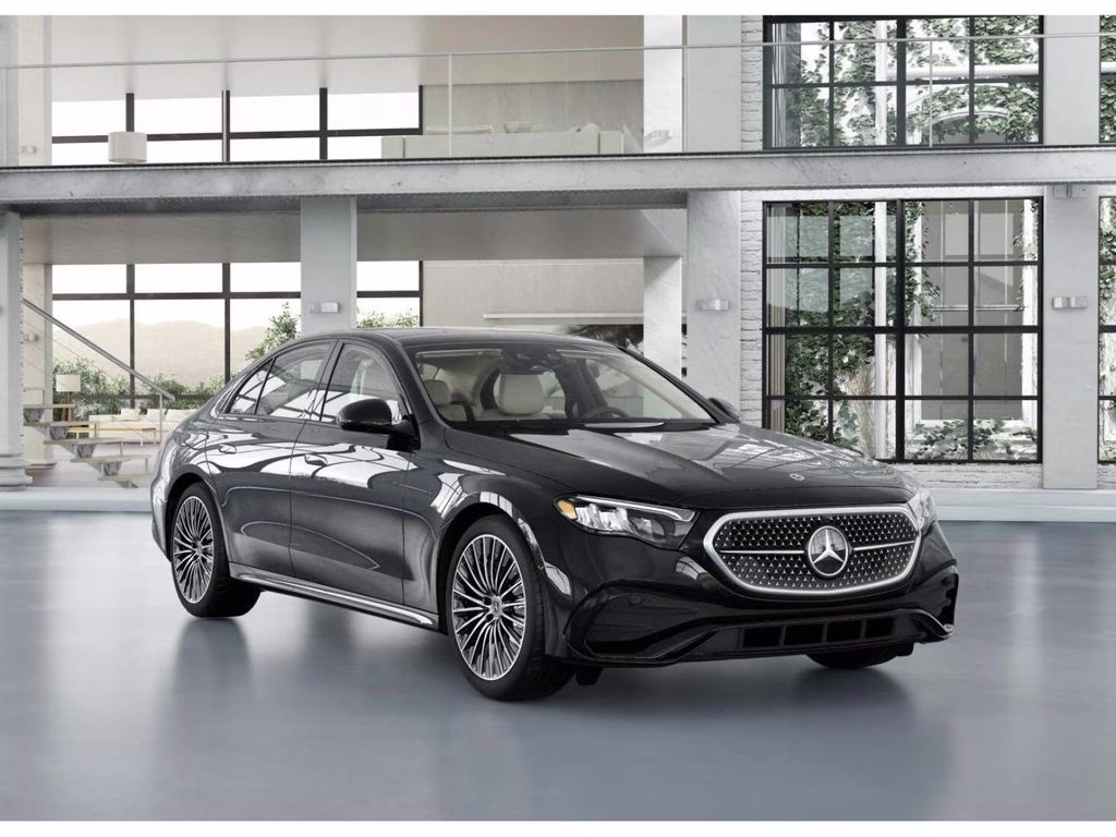 2026 Black Mercedes-Benz E-Class E 350 AWD Sedan
