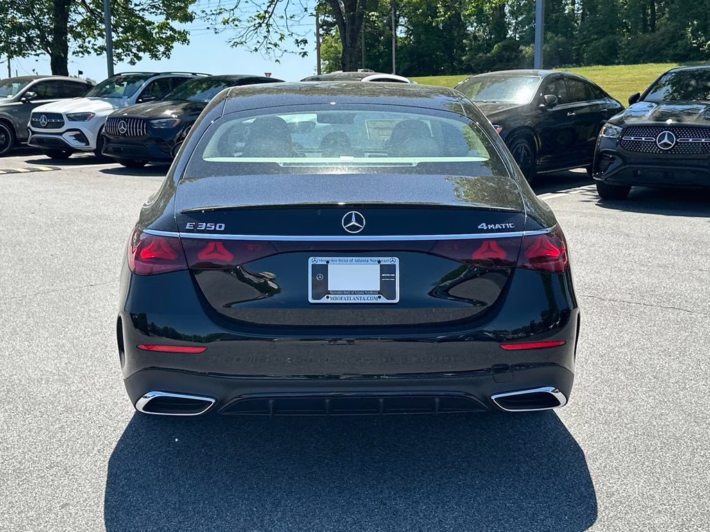 2026 Black Mercedes-Benz E-Class E 350 AWD Sedan