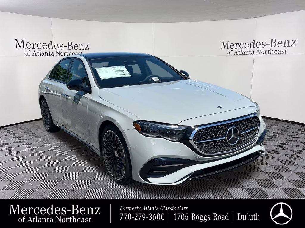 2026 Gray Mercedes-Benz E-Class E 450 AWD Sedan