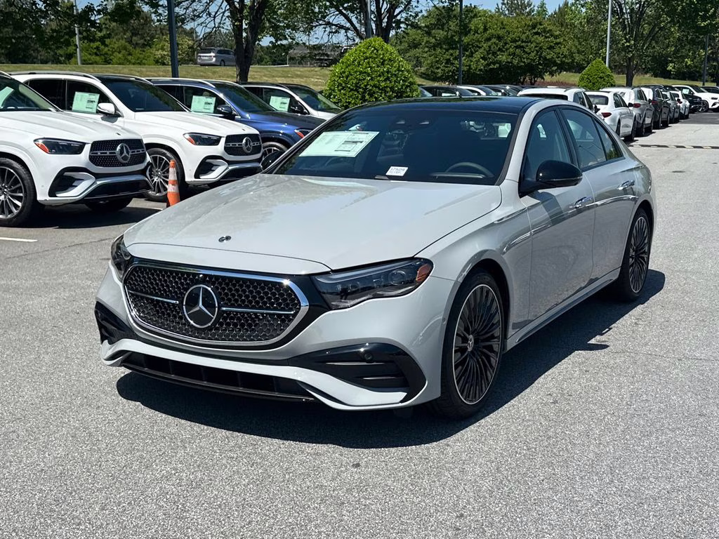 2026 Gray Mercedes-Benz E-Class E 450 AWD Sedan