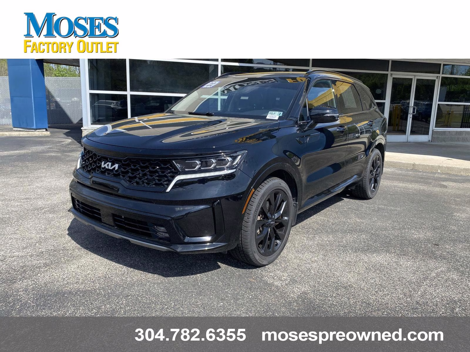 2022 Ebony Black Kia Sorento SX FWD SUV