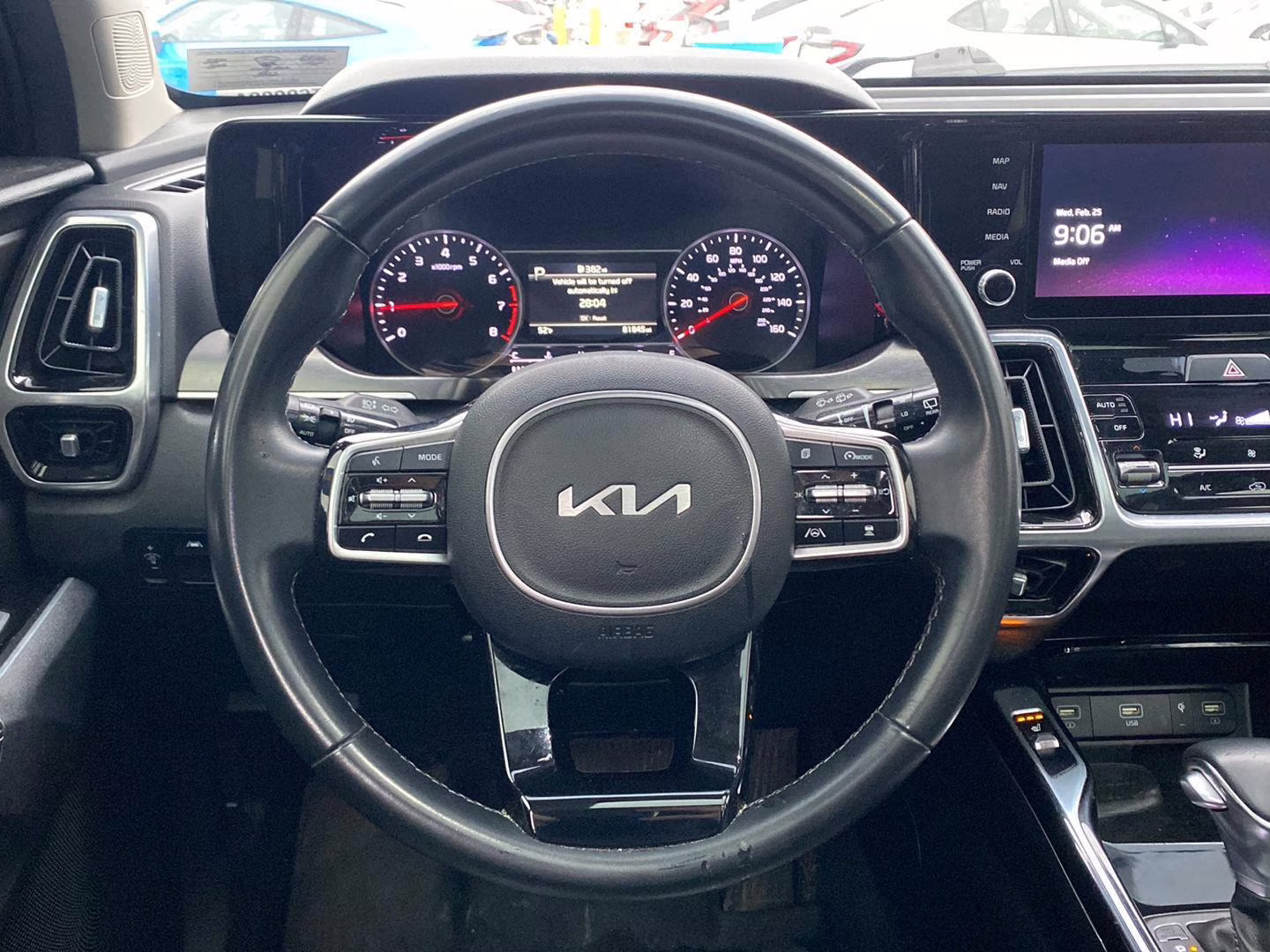 2022 Ebony Black Kia Sorento SX FWD SUV