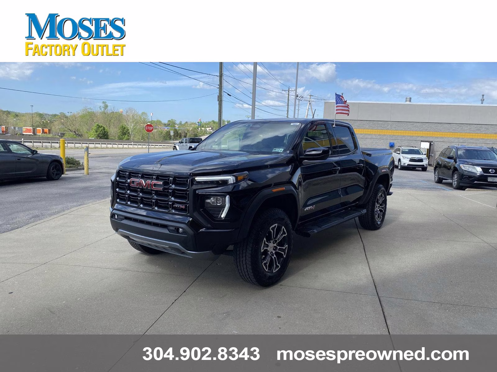 2024 Onyx Black GMC Canyon 4WD AT4 4X4 Truck