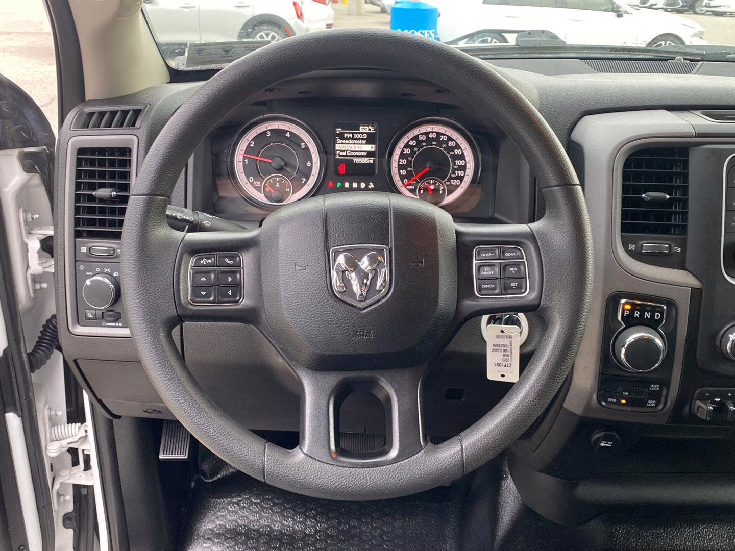 2023 Bright White Clearcoat Ram 1500 Classic Tradesman 4X4 Truck