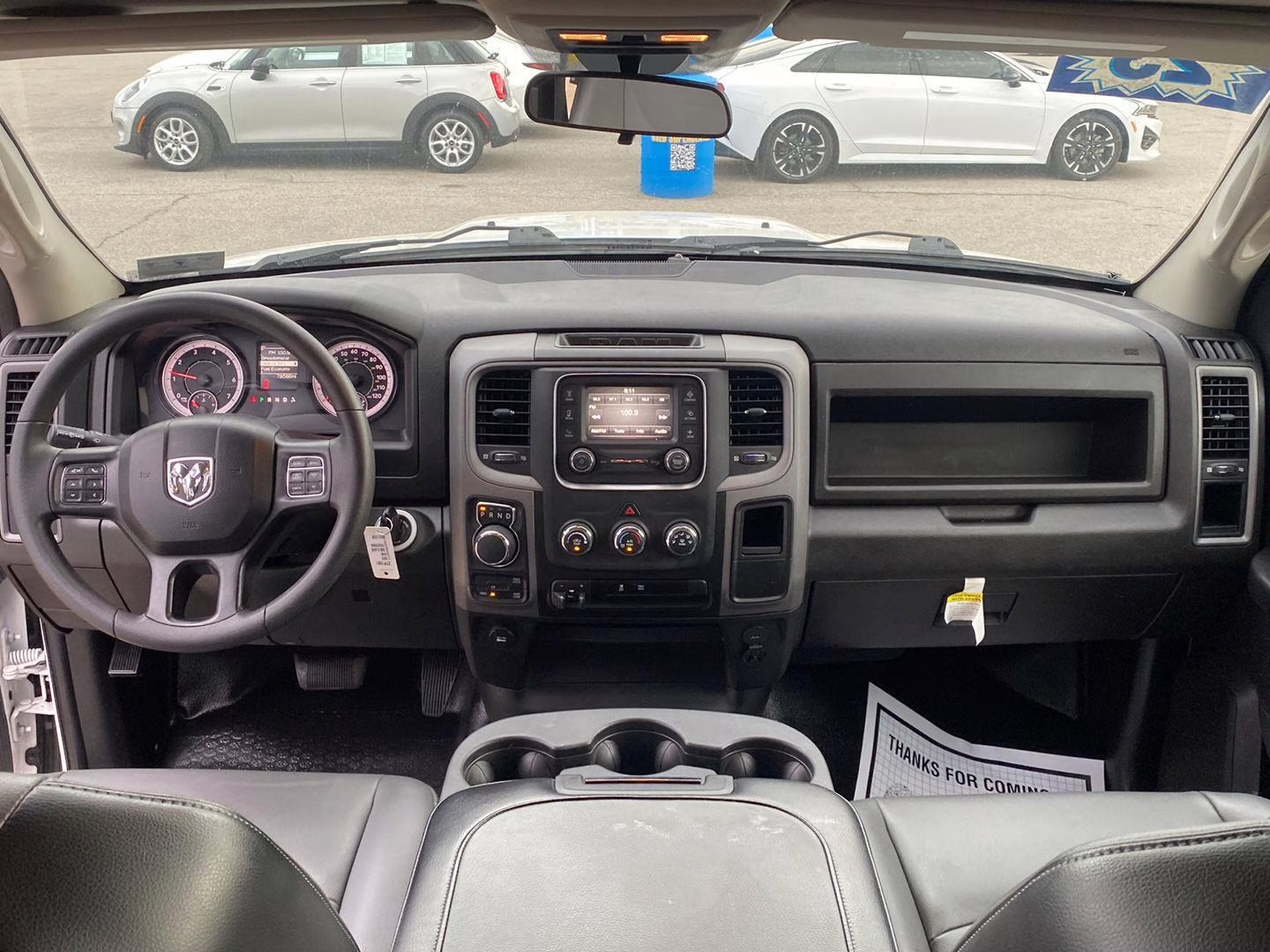 2023 Bright White Clearcoat Ram 1500 Classic Tradesman 4X4 Truck