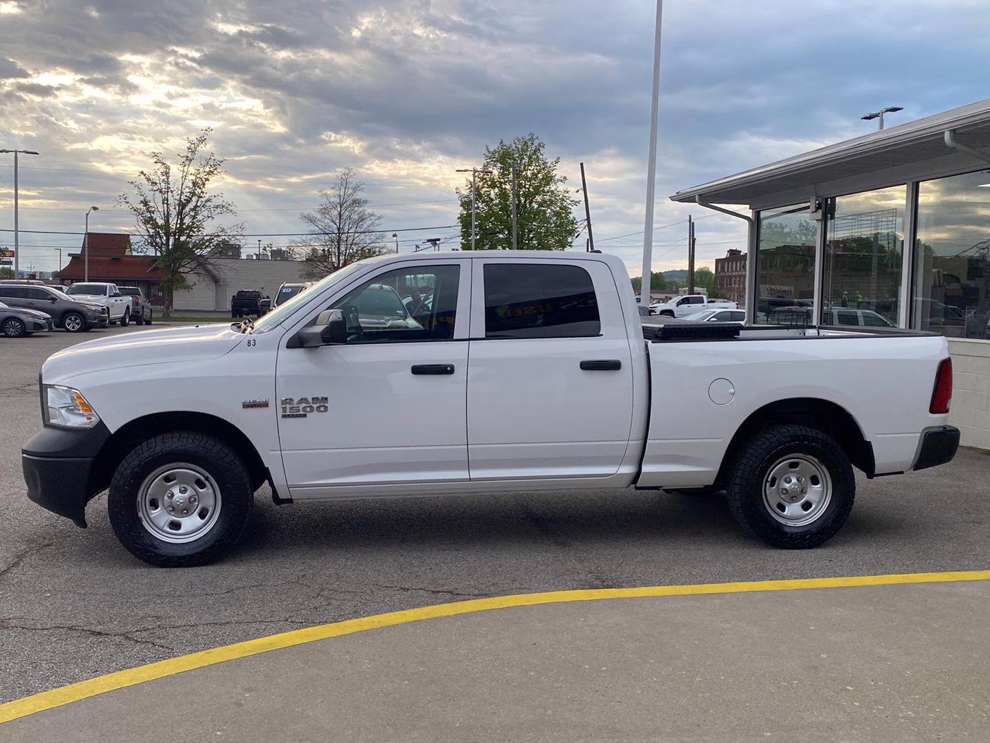 2023 Bright White Clearcoat Ram 1500 Classic Tradesman 4X4 Truck