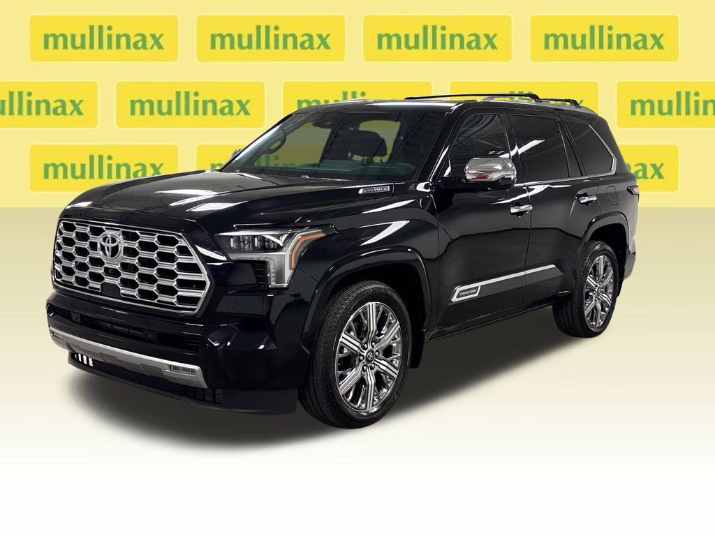 2026 Midnight Black Metallic Toyota Sequoia Capstone 4X4 SUV